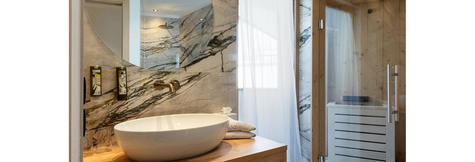 Wellness Suite all’Hotel Mezdì – bagno privato