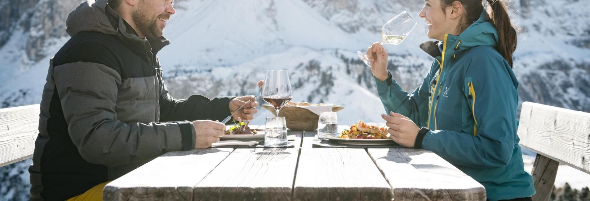 Mangiare in una malga