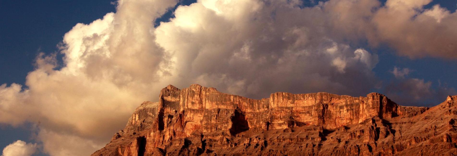 Le Dolomiti nella luce della sera