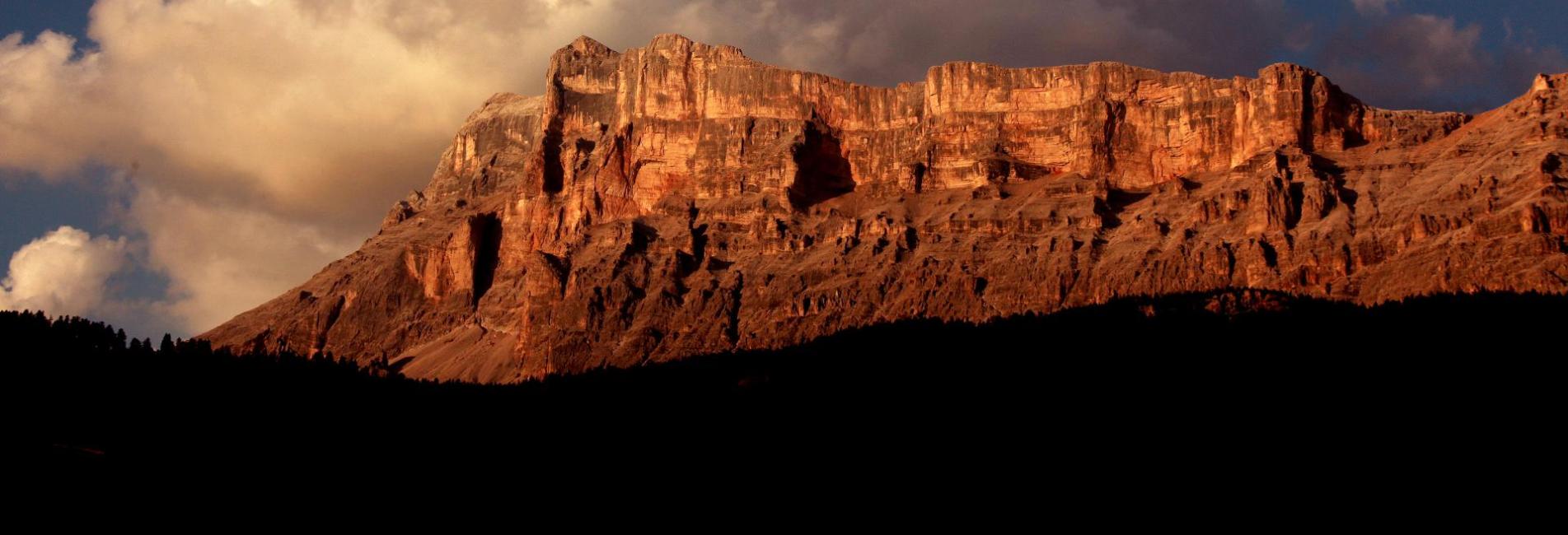 Le Dolomiti nella luce della sera